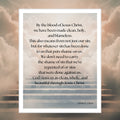 Mindful meditation quote, digital download, God Views Us, stairway design, wall art