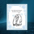 Yeti in Love Cryptid Romance Poster Digital Download