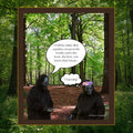 Bigfoot Romance Poster Digital Download Funny Cryptid Wall Art