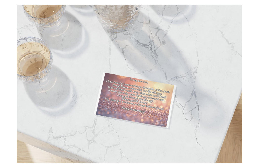 Anniversary Card "To My Dear Love" - Diamond