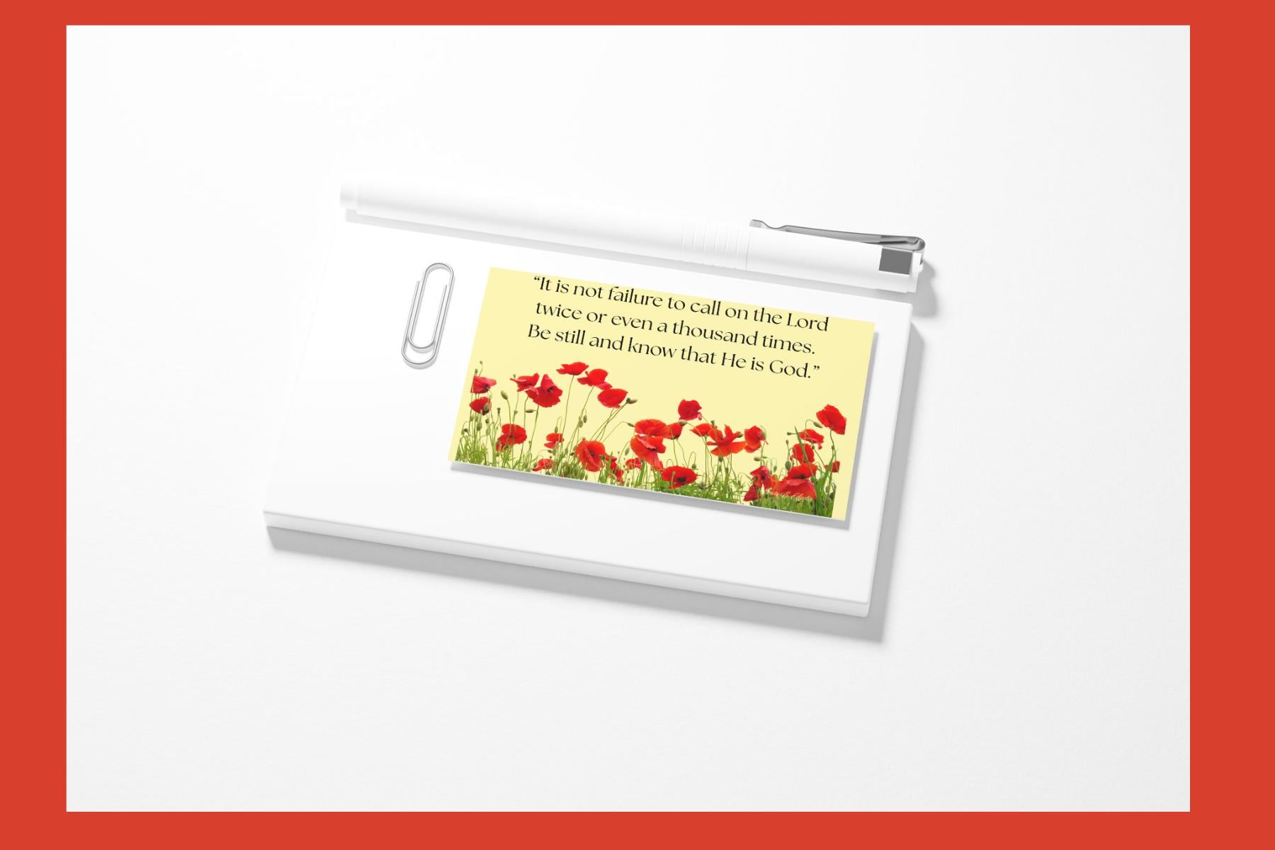 Devotional Inspiring Quote Card "It Is Not Failure" - Digital Download Card