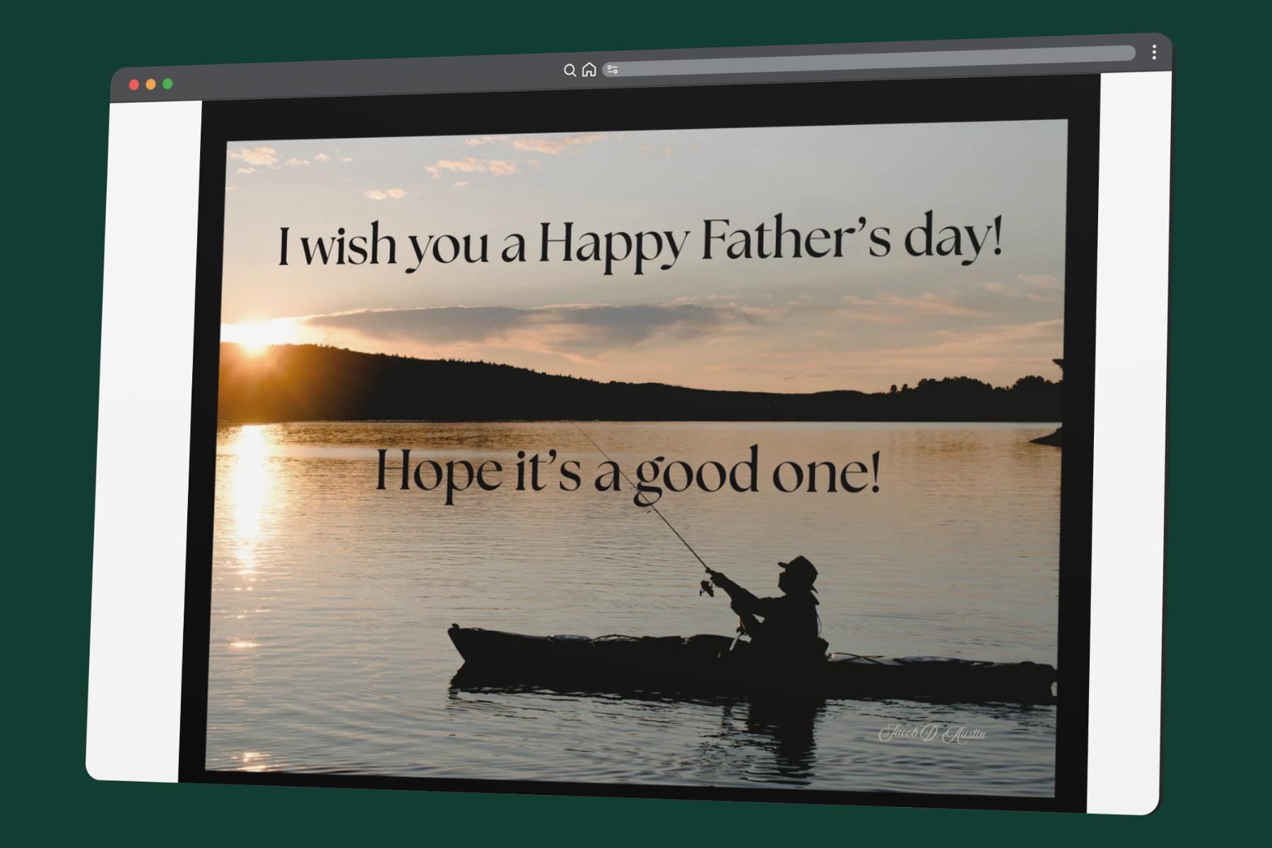 Father's Day at the Lake
