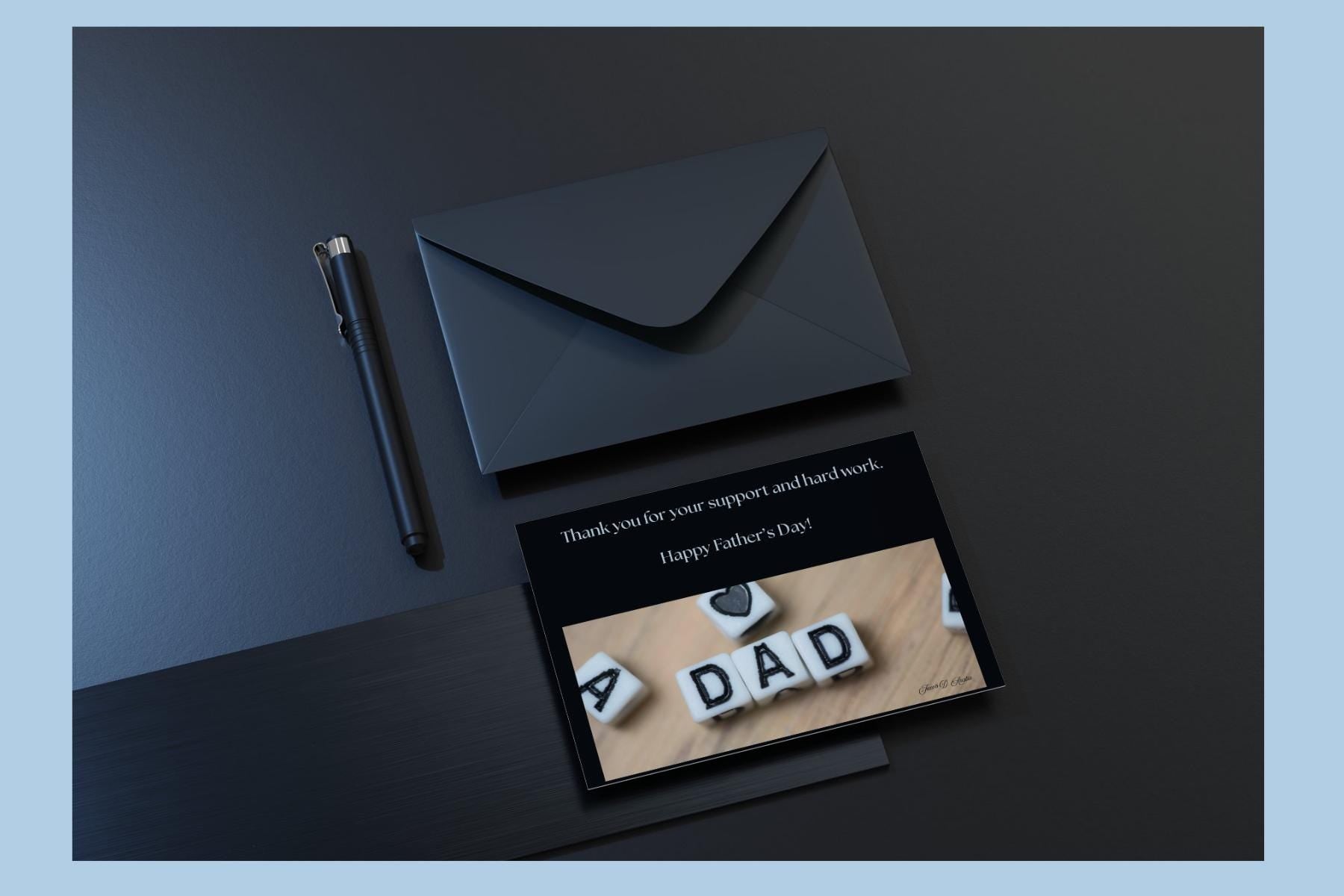 Father's Day Dad Blocks Card