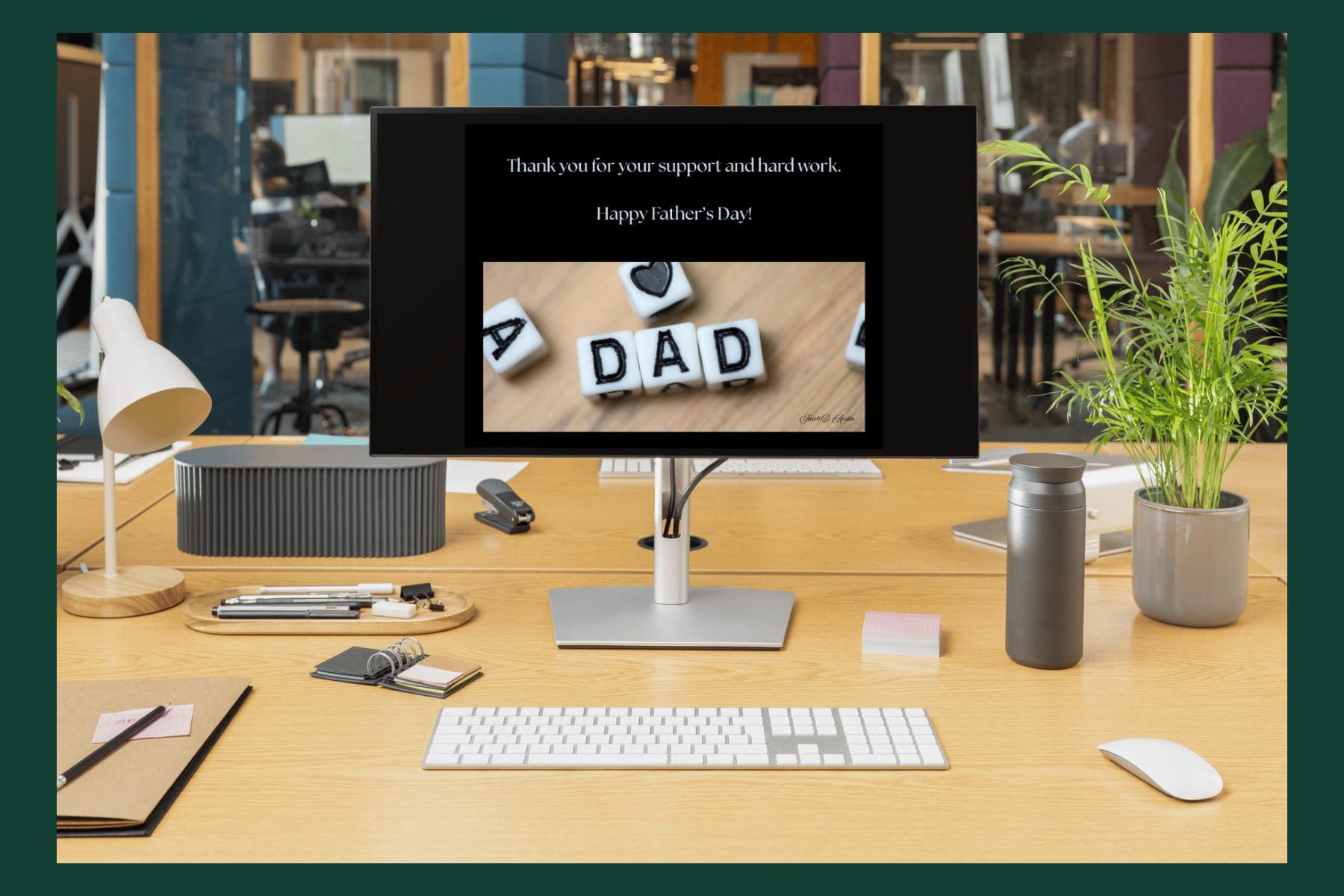 Father's Day Dad Blocks Card