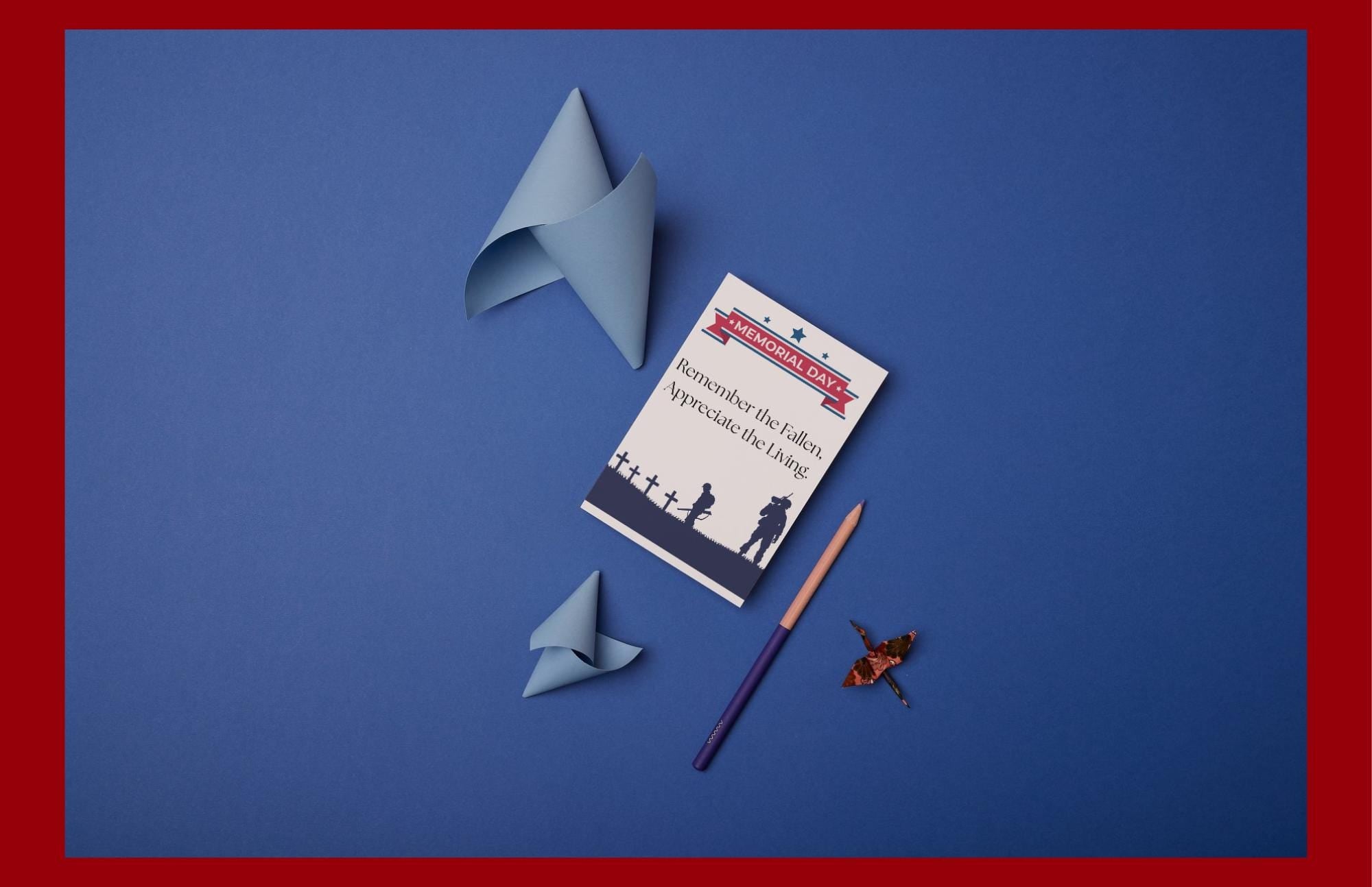Memorial Day Sign Card