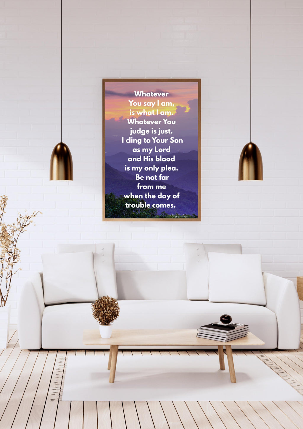 Guided Prayer Wall Art - "Whatever You Say I Am" - Prayer - Digital Download Poster