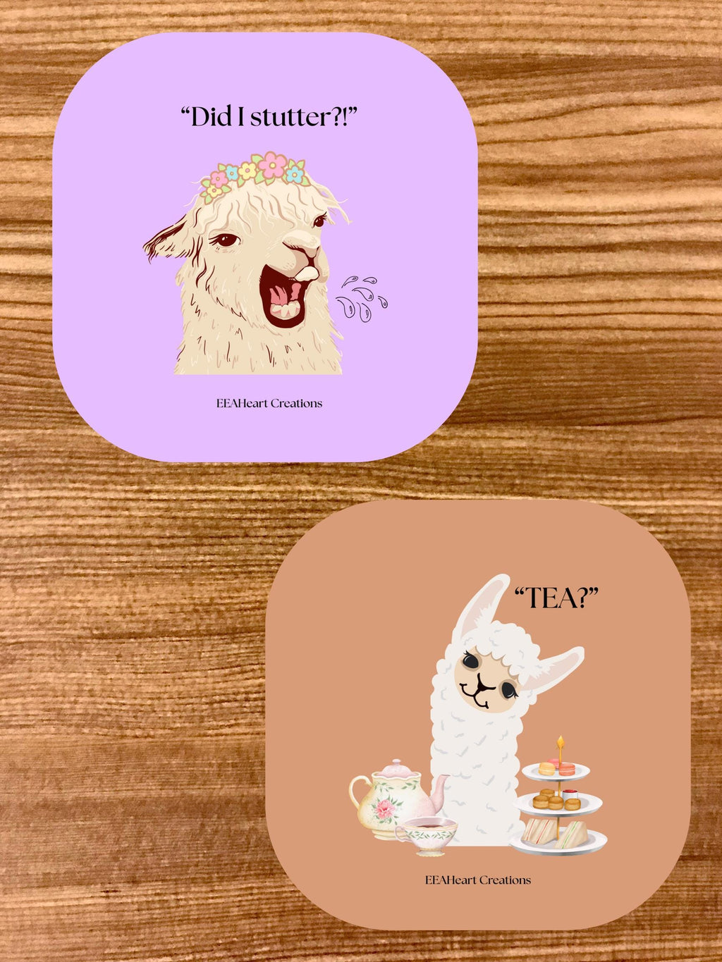 Llama Stickers - Digital Download