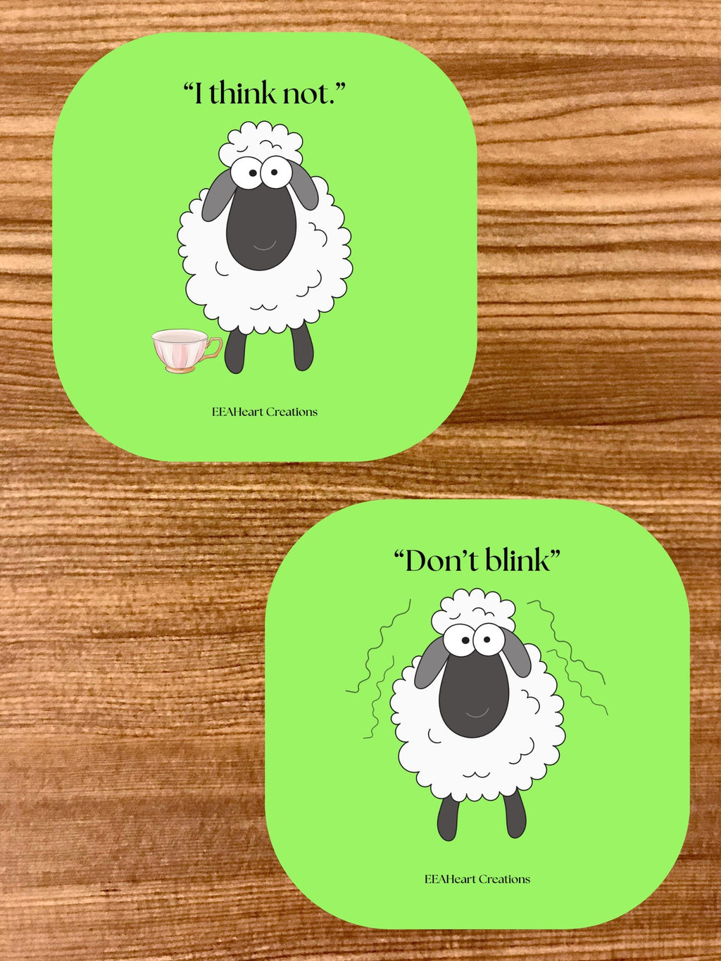 Funny Sheep Stickers - Digital Download
