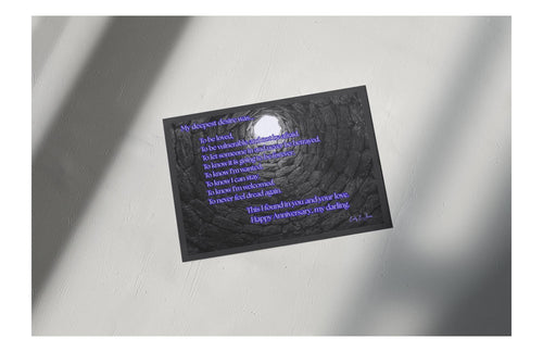 Anniversary Card "My Deepest Desire" - Well