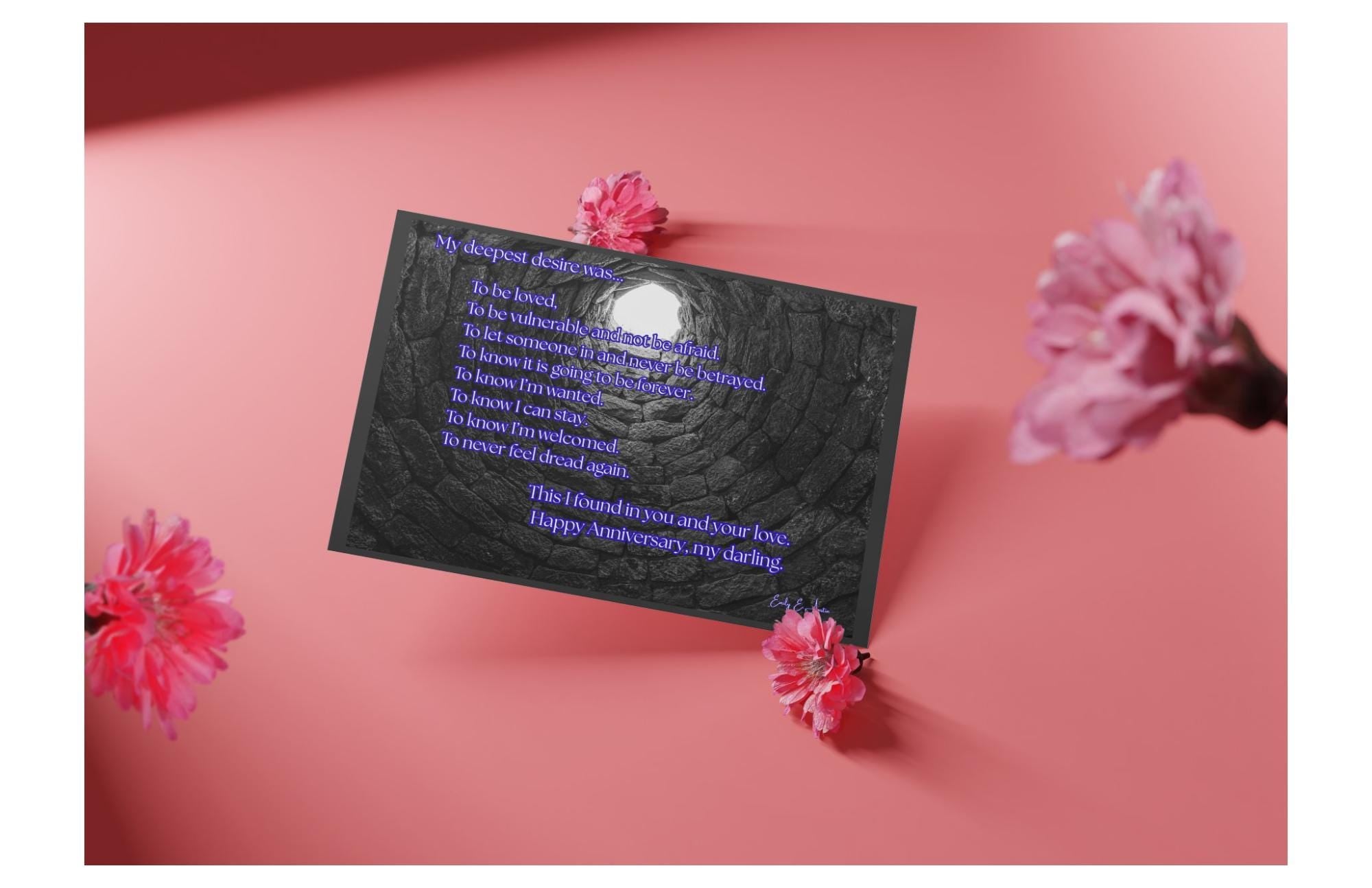 Anniversary Card "My Deepest Desire" - Well