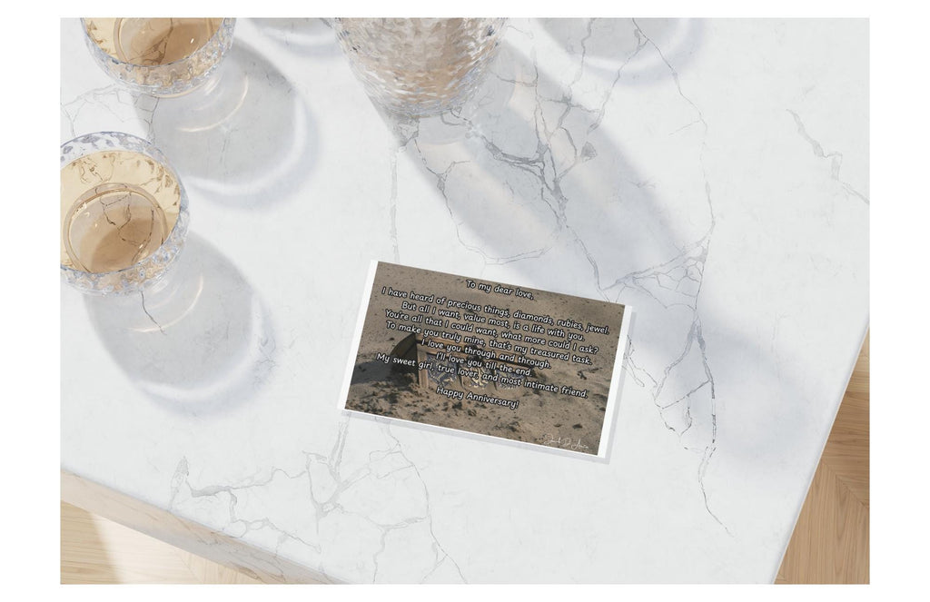 Anniversary Card "To My Dear Love" - Treasure Sand