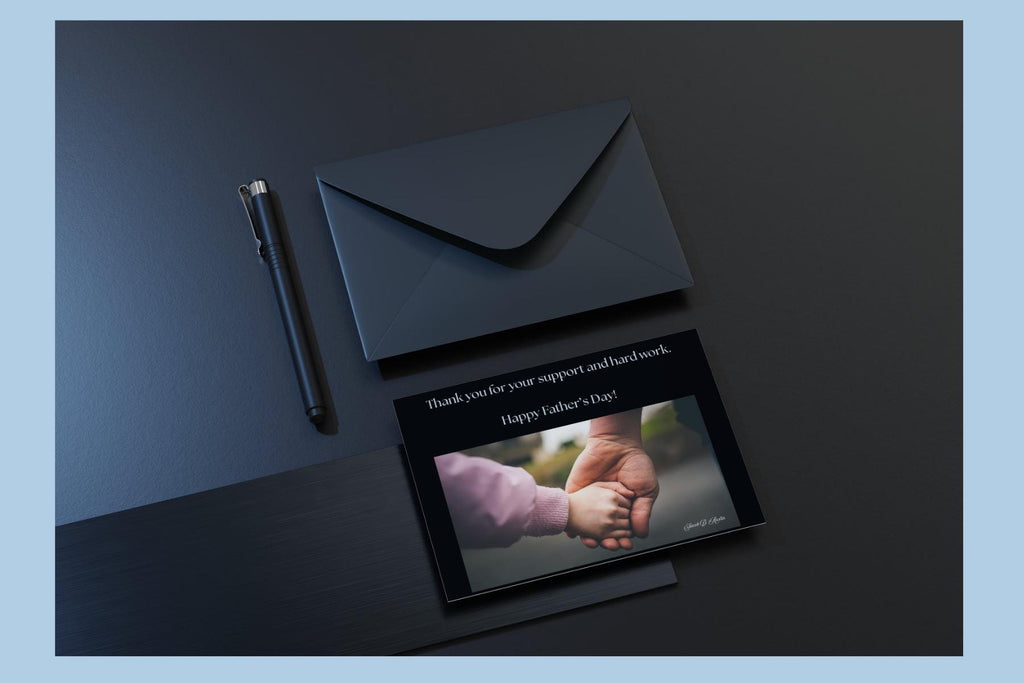 Father's Day Hand Hold Card