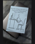 Father's Day Exhausted Dad Card