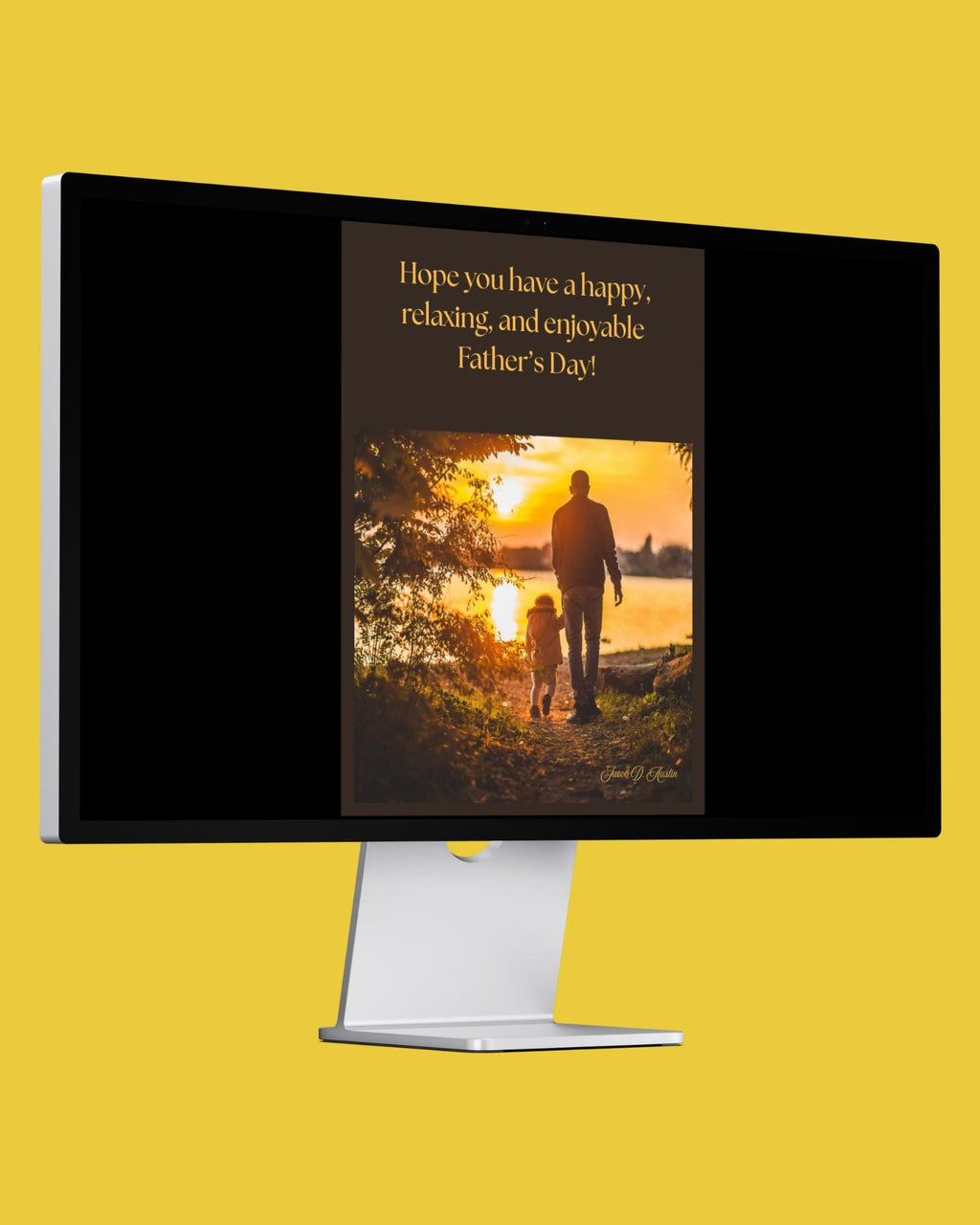Father's Day Card - Sunset