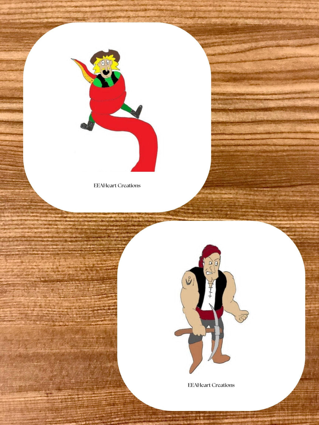 Jake's Pirates Drawing Stickers - Digital Download