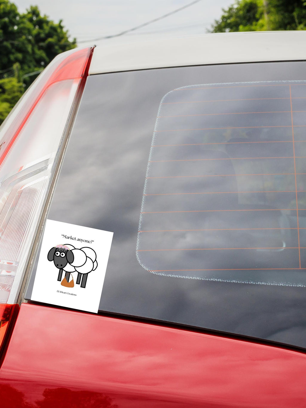 Happy Sheep Stickers - Digital Download