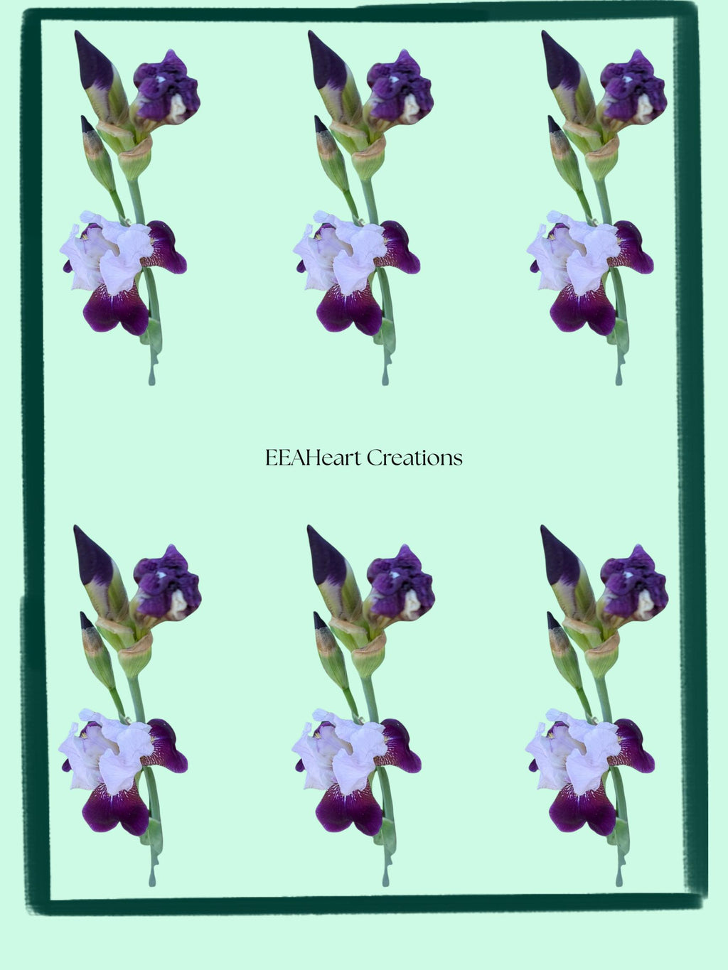 Purple flower sticker, matte vinyl decal for laptop water bottle journal, waterproof die cut