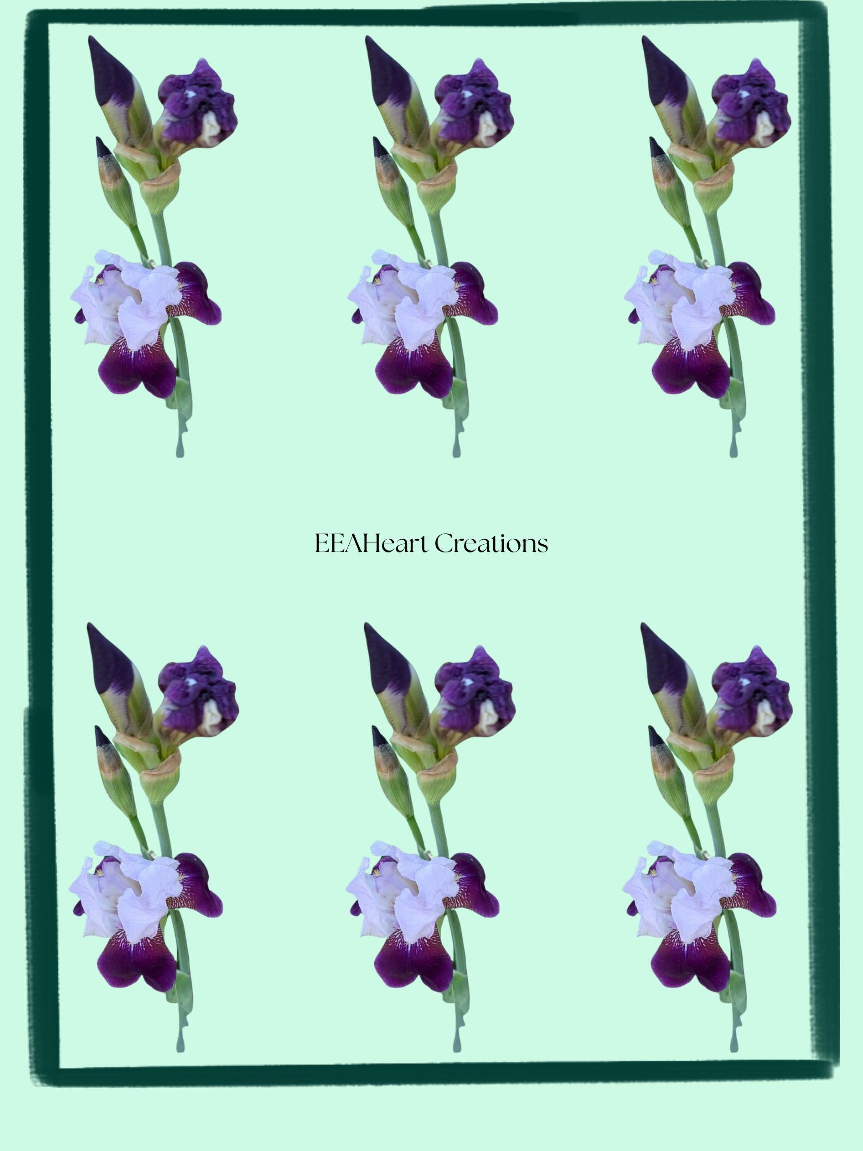 Purple flower sticker, matte vinyl decal for laptop water bottle journal, waterproof die cut