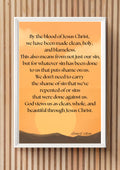 Mindful meditation quote digital download, God Views Us, sunset design, wall art