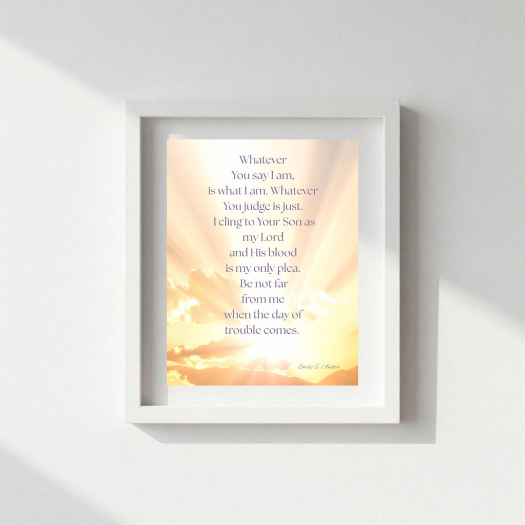 Guided Prayer - Sunrise Design - Whatever You say I am - Digital Download