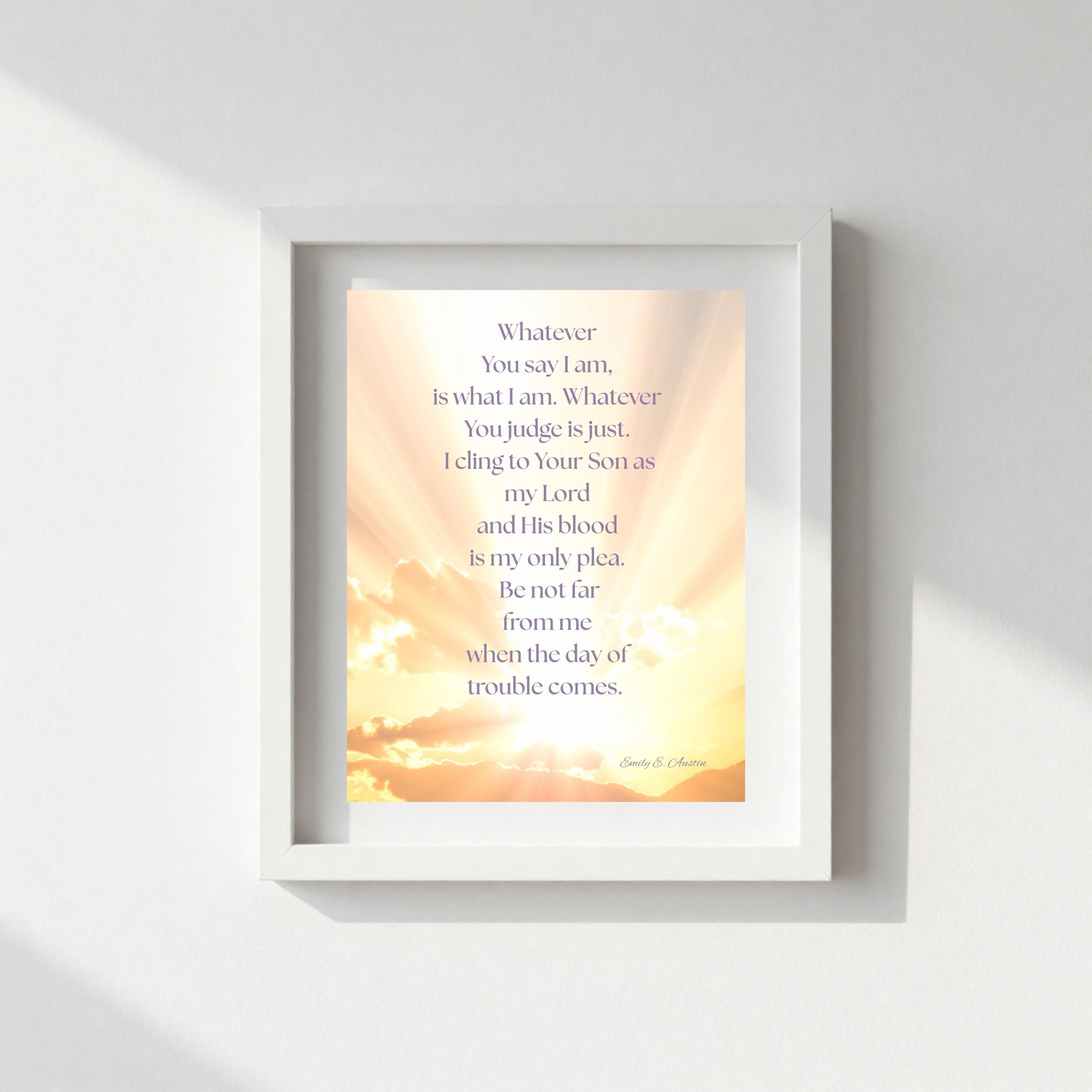 Guided Prayer - Sunrise Design - Whatever You say I am - Digital Download