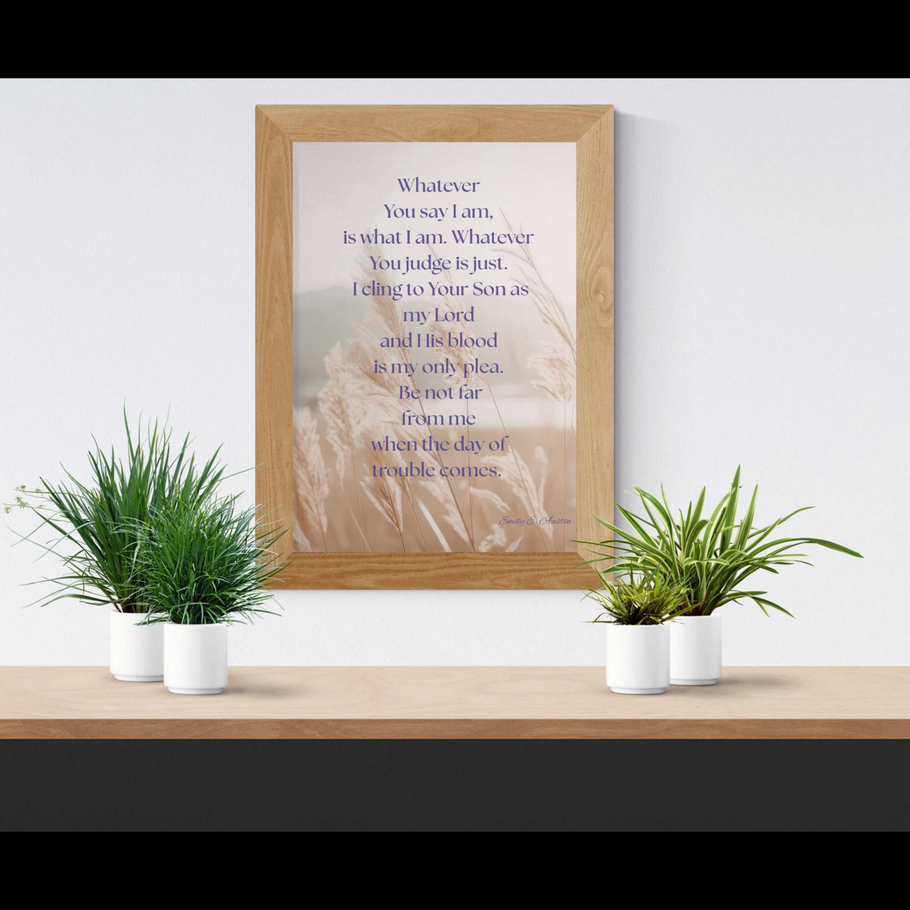 Guided Prayer - Grain field design - Whatever You say I am - Digital Download