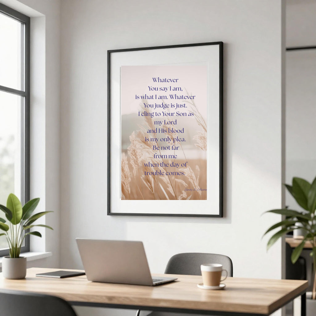 Guided Prayer - Grain field design - Whatever You say I am - Digital Download