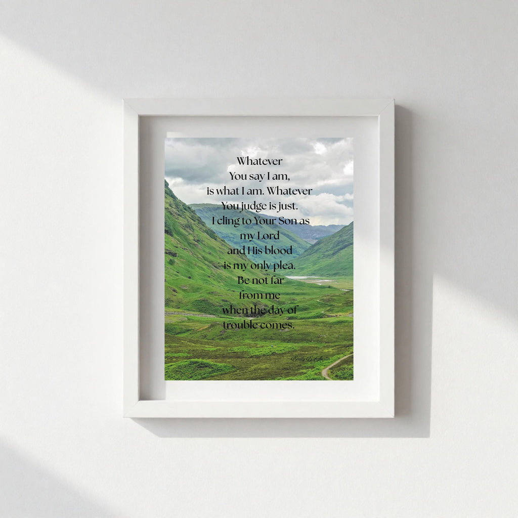 Guided Prayer - Green Hills Design - What You say I am - Digital Download