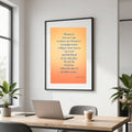 Guided Prayer - Orange Design - Whatever You say I am - Digital Download