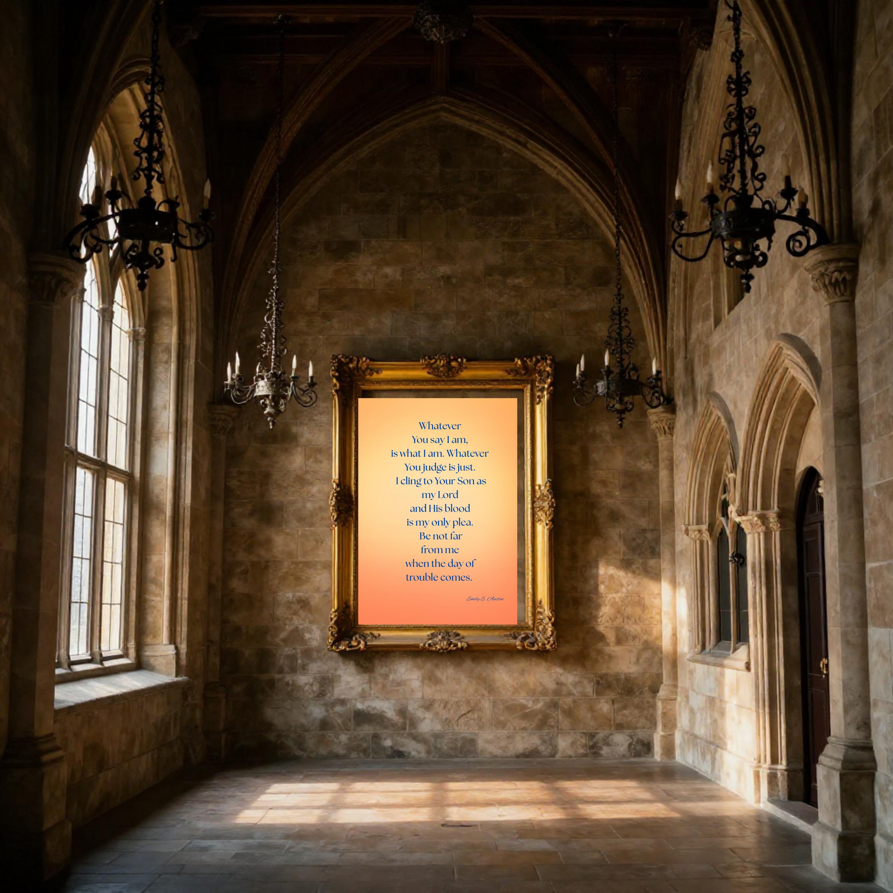 Guided Prayer - Orange Design - Whatever You say I am - Digital Download