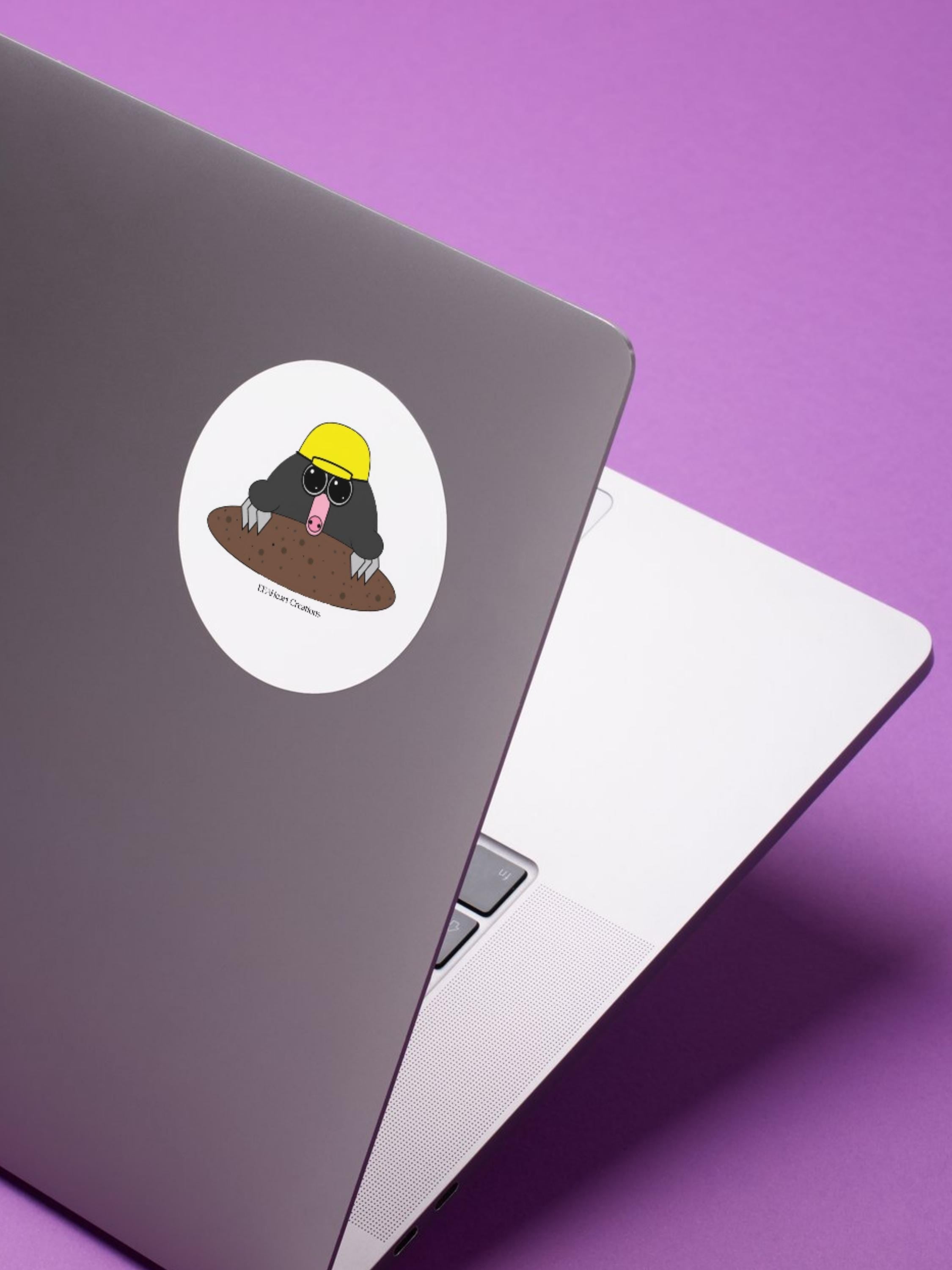 Happy Mole Stickers, digital download, decals, printable gift