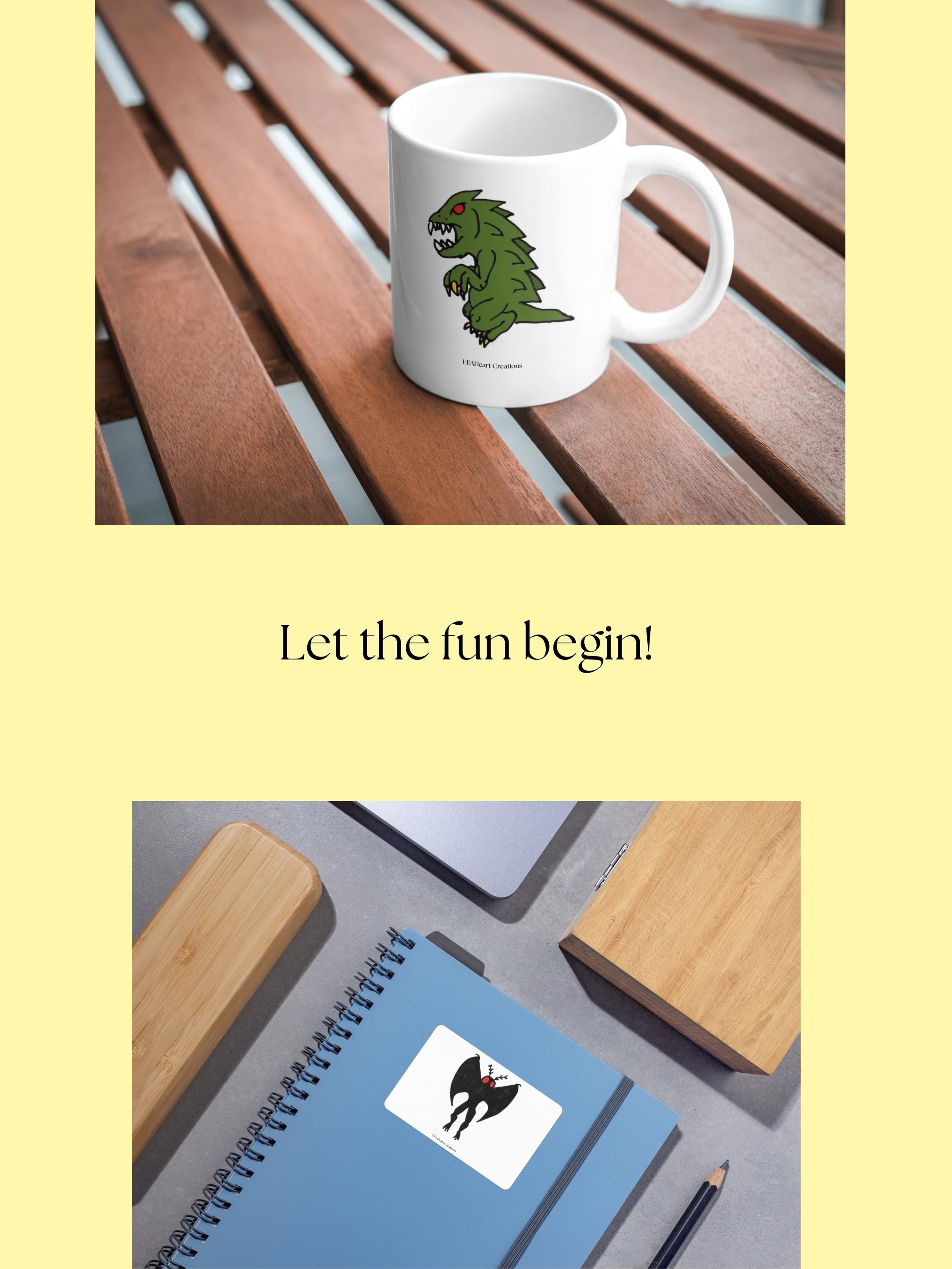 Jake's Cryptid Art Stickers, digital download, decals