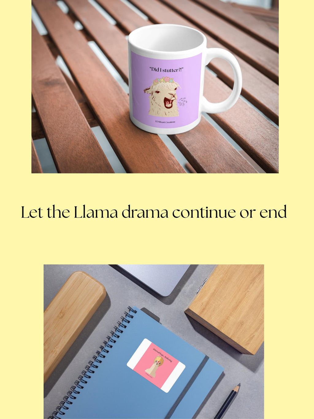 Llama Stickers - Digital Download