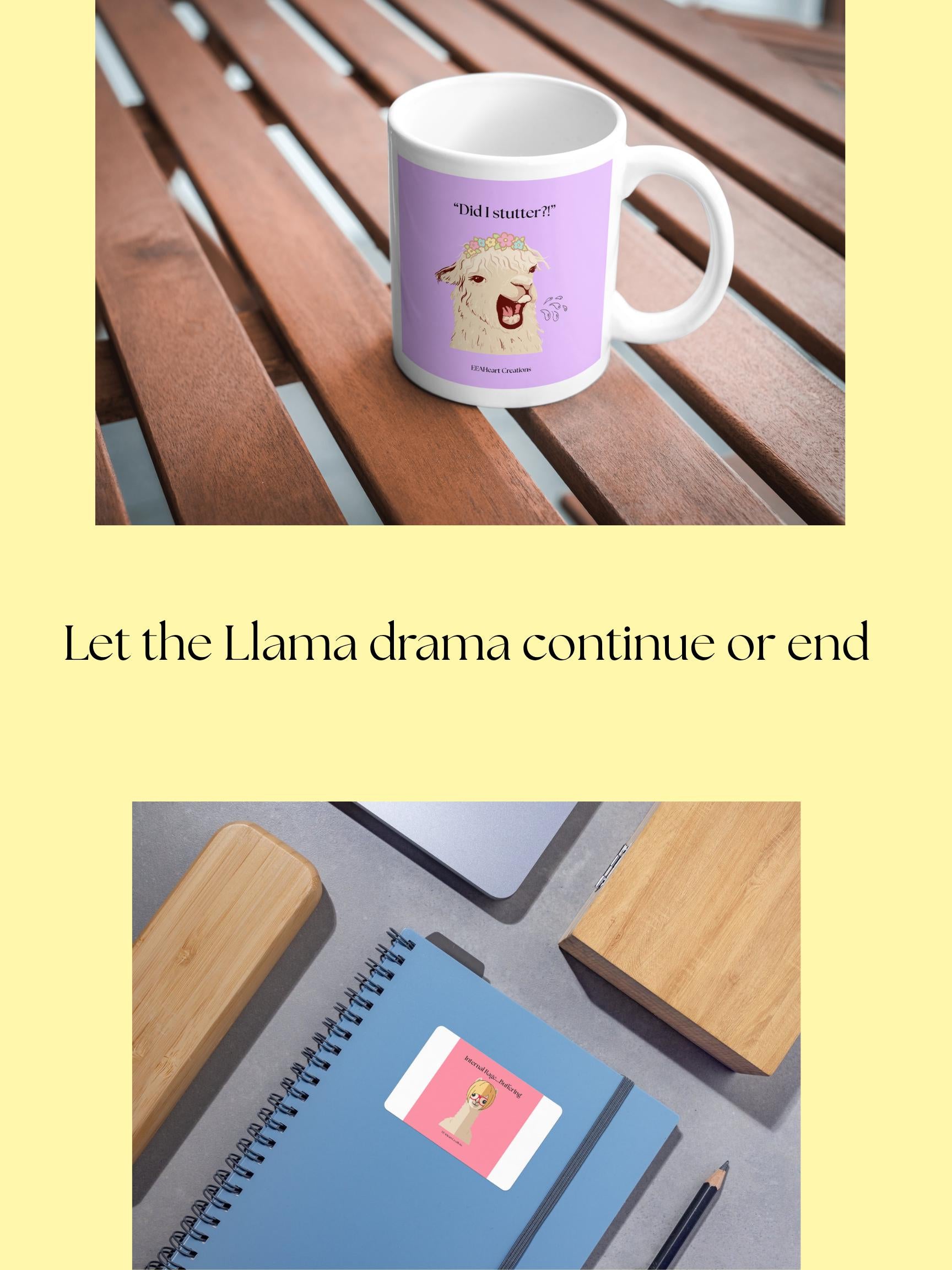 Llama Stickers - Digital Download