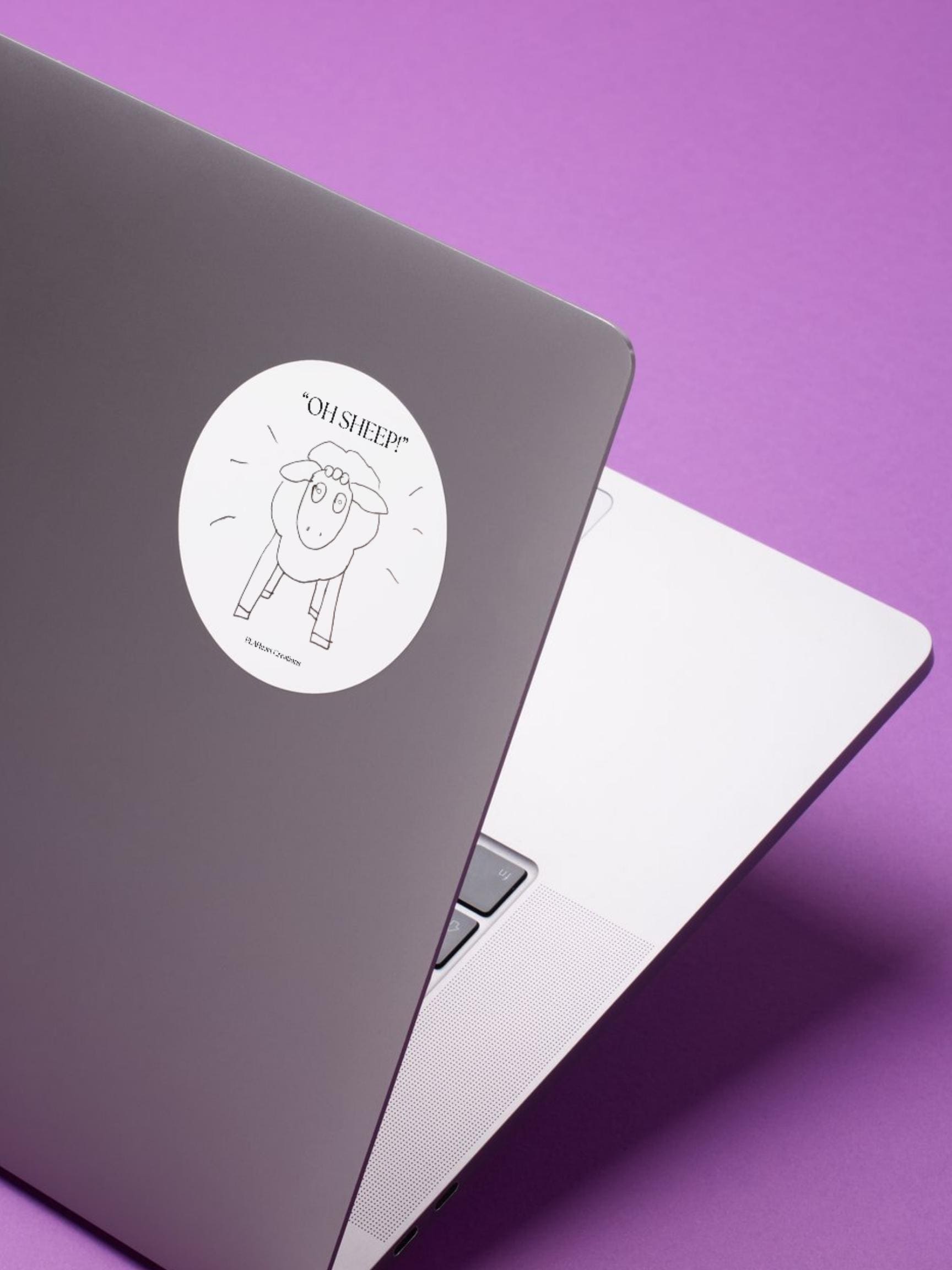 Uniquely Drawn Sheep Stickers - Digital Download