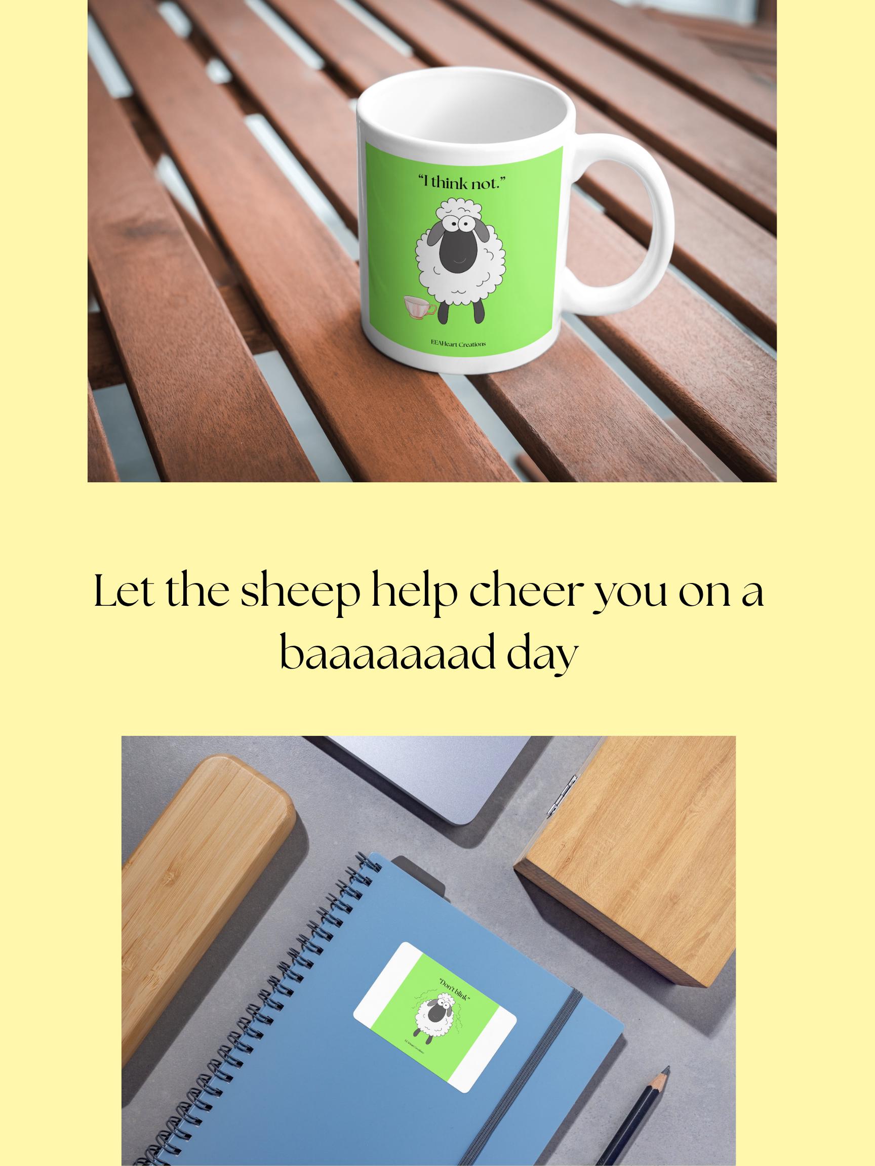Funny Sheep Stickers - Digital Download