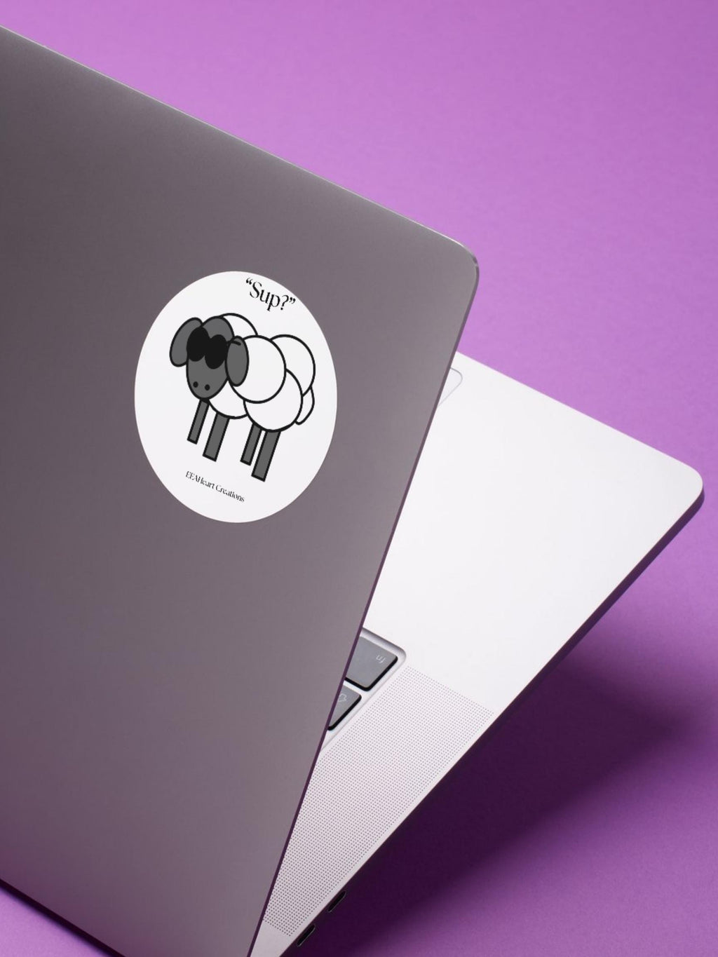 Happy Sheep Stickers - Digital Download