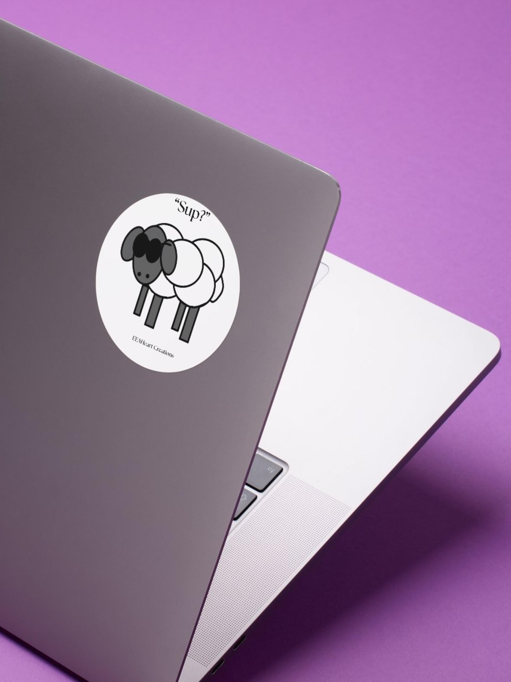 Happy Sheep Stickers - Digital Download