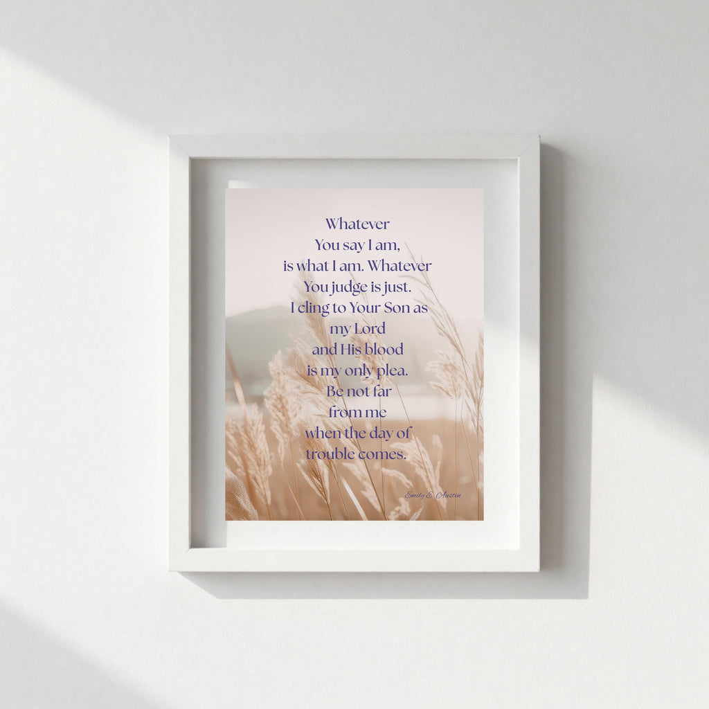 Guided Prayer - Grain field design - Whatever You say I am - Digital Download