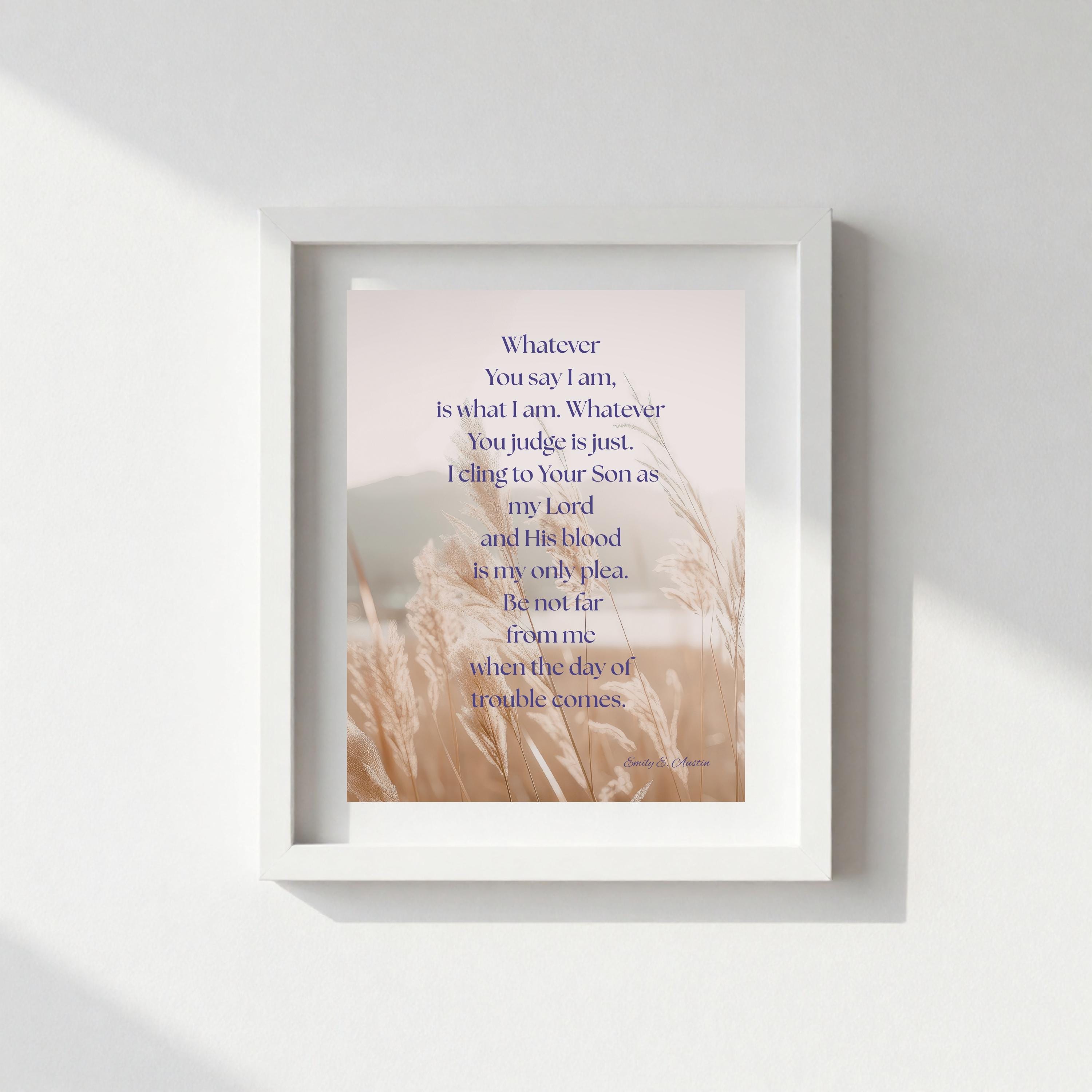 Guided Prayer - Grain field design - Whatever You say I am - Digital Download