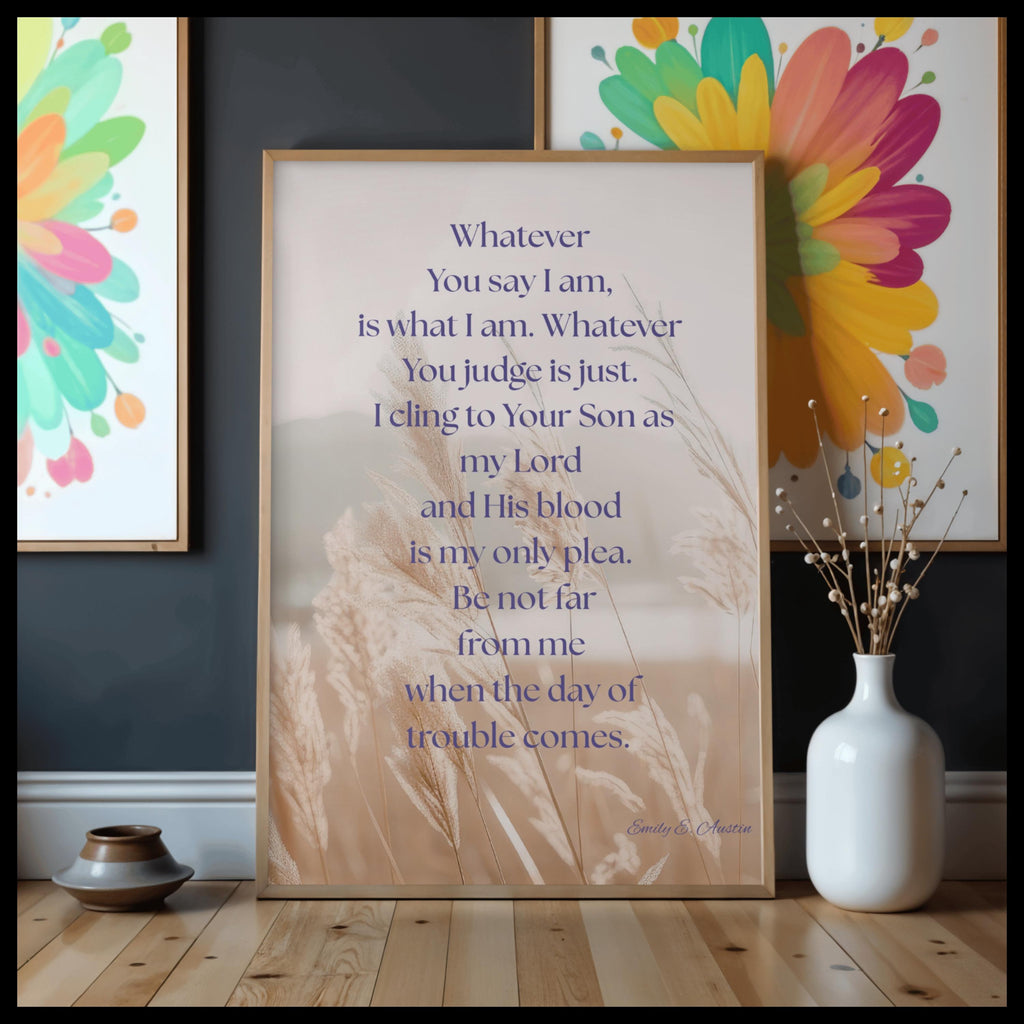 Guided Prayer - Grain field design - Whatever You say I am - Digital Download