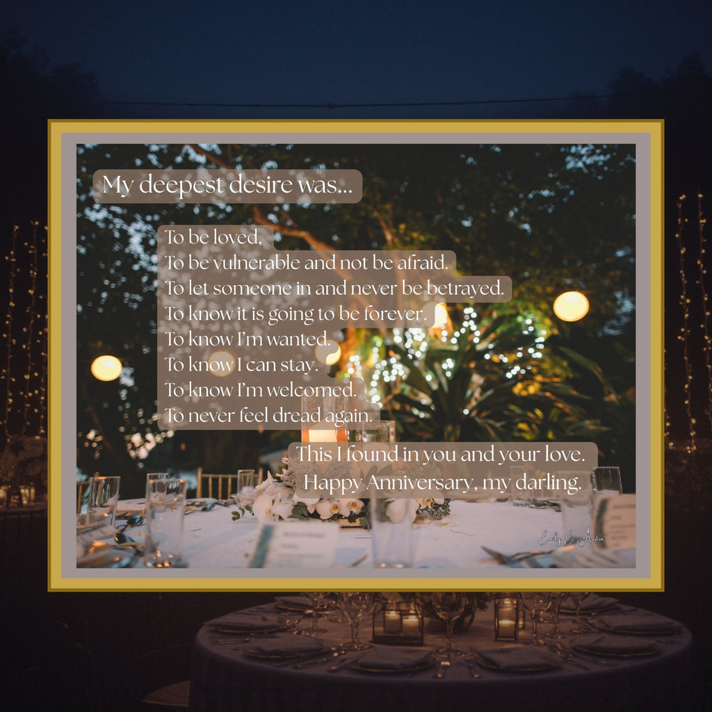 Anniversary Card Digital Download, Romantic Wedding Table Design, Printable Love Card