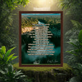 Love Poem Waterfall Wall Art Digital Download Romantic Nature Printable Gift